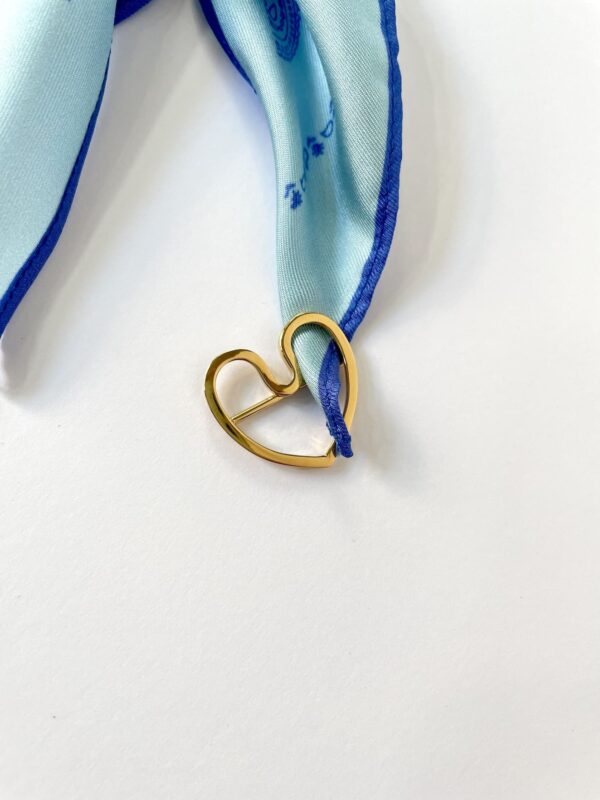 Anneaux de Foulard Coeur Amoureux - 3 tailles