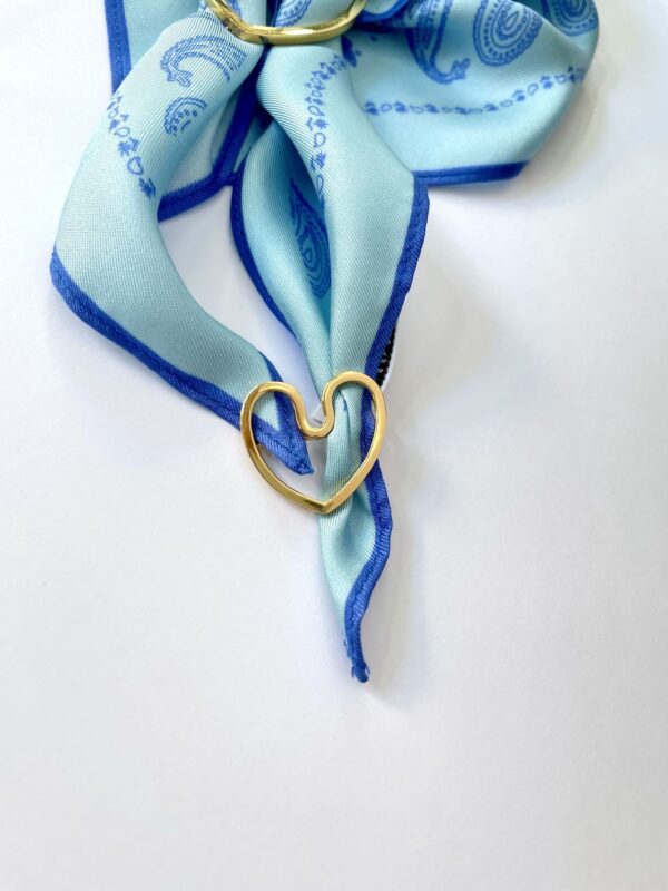 Anneaux de Foulard Coeur Amoureux - 3 tailles