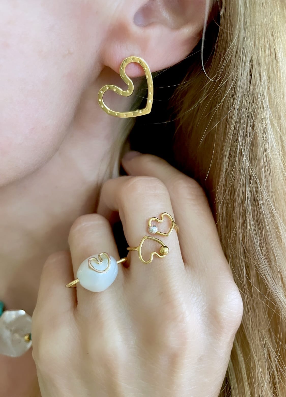 Boucles d'oreilles Coeur Amoureux XS