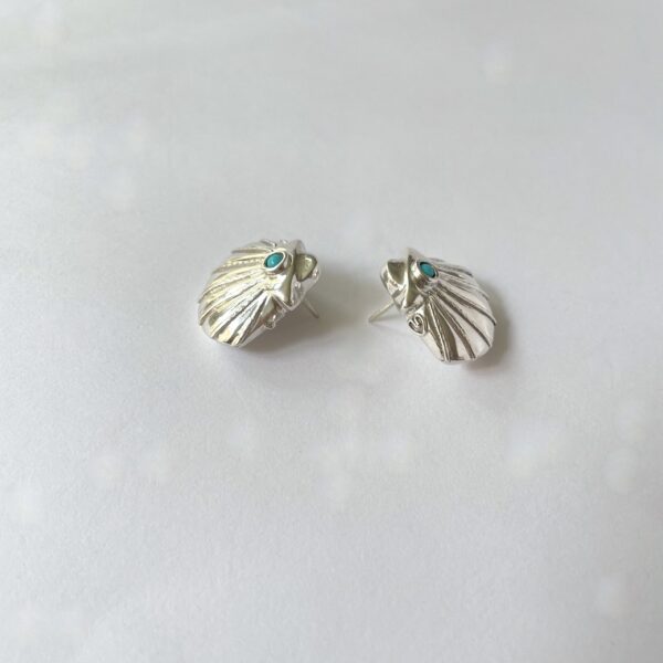 Boucles d'oreilles My Secret Shell . Argent
