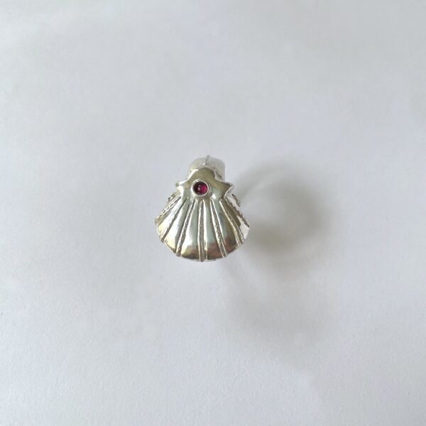 Bague My Secret Shell . Argent