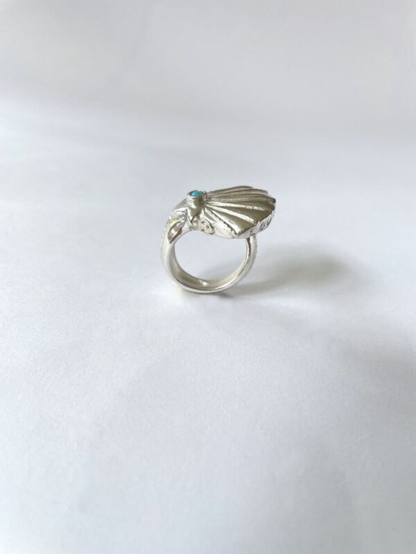 Bague My Secret Shell . Argent