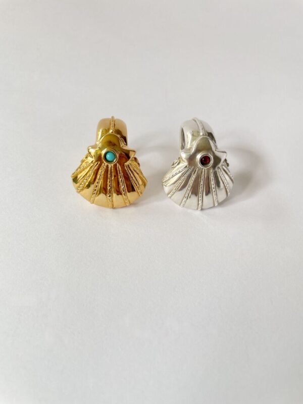 Bague My Secret Shell . Argent