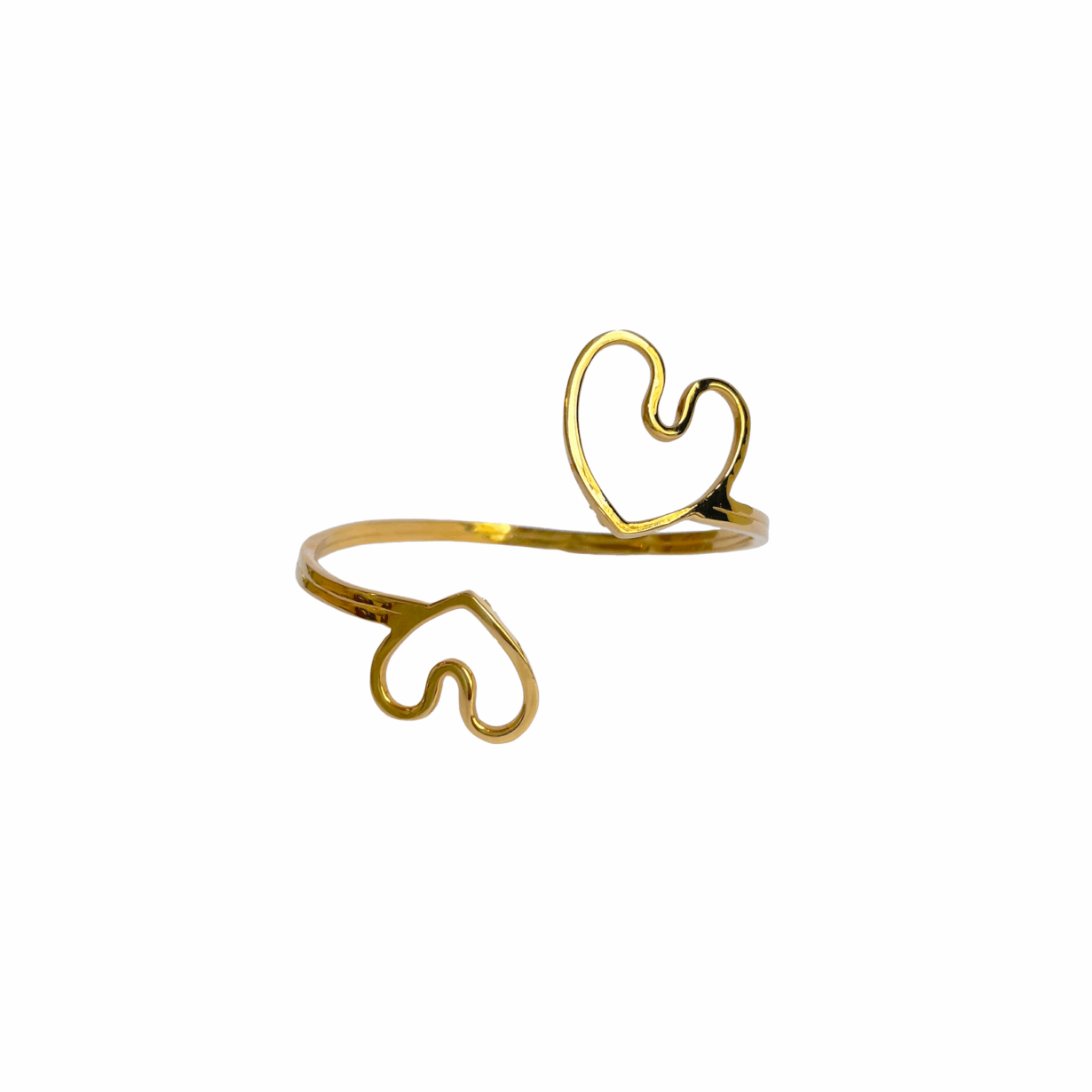 Jonc 2 Coeurs Amoureux
