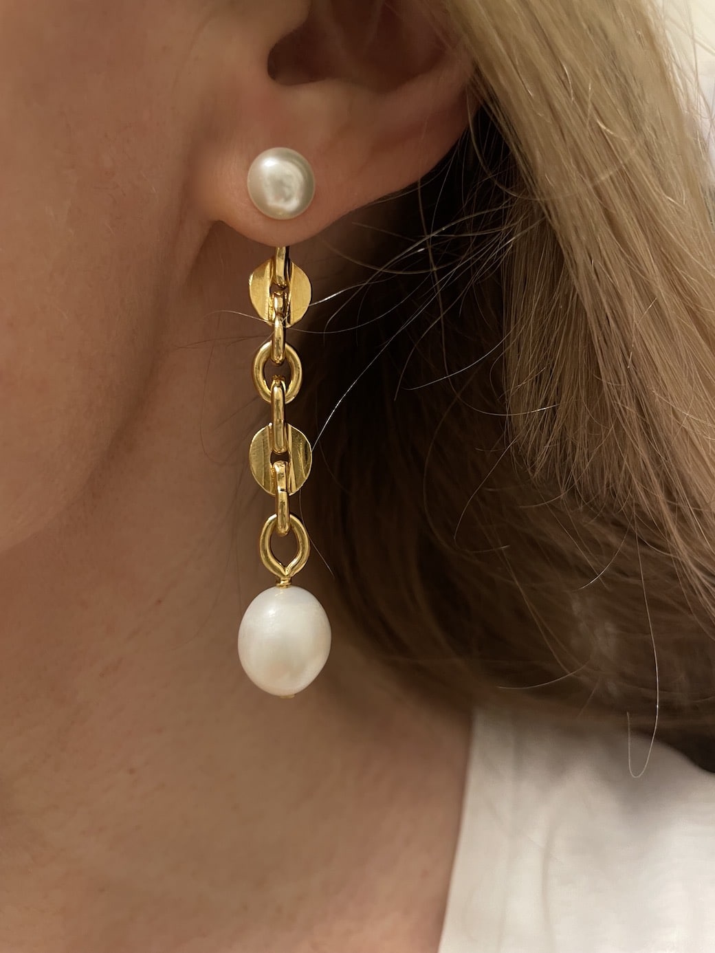 Boucles d'oreilles Caprice perles