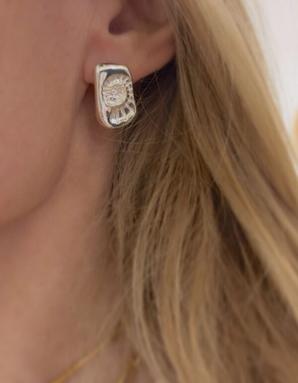 Boucles d'oreilles Calypso Argent