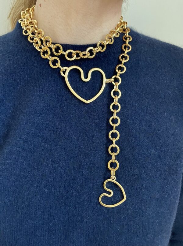 Ceinture chaine Coeur Amoureux