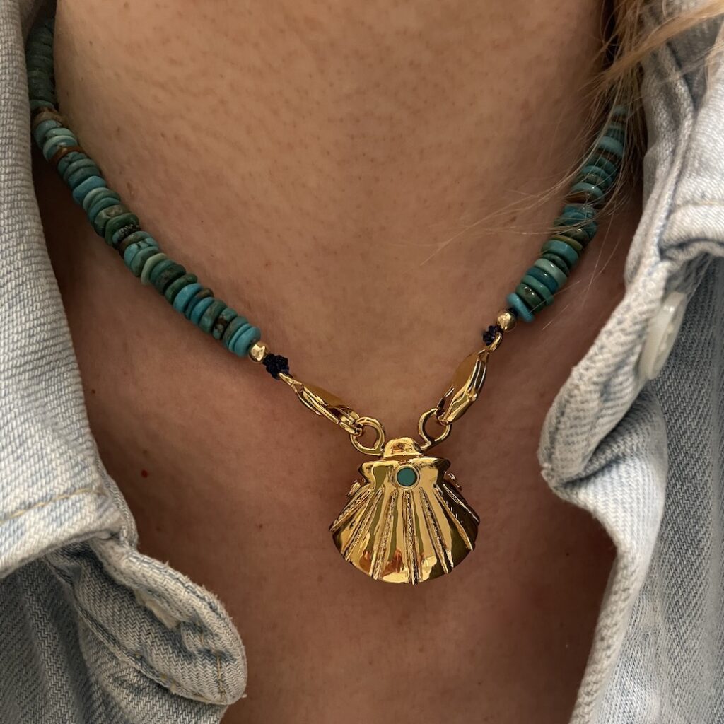 Collier Turquoise My Secret Shell