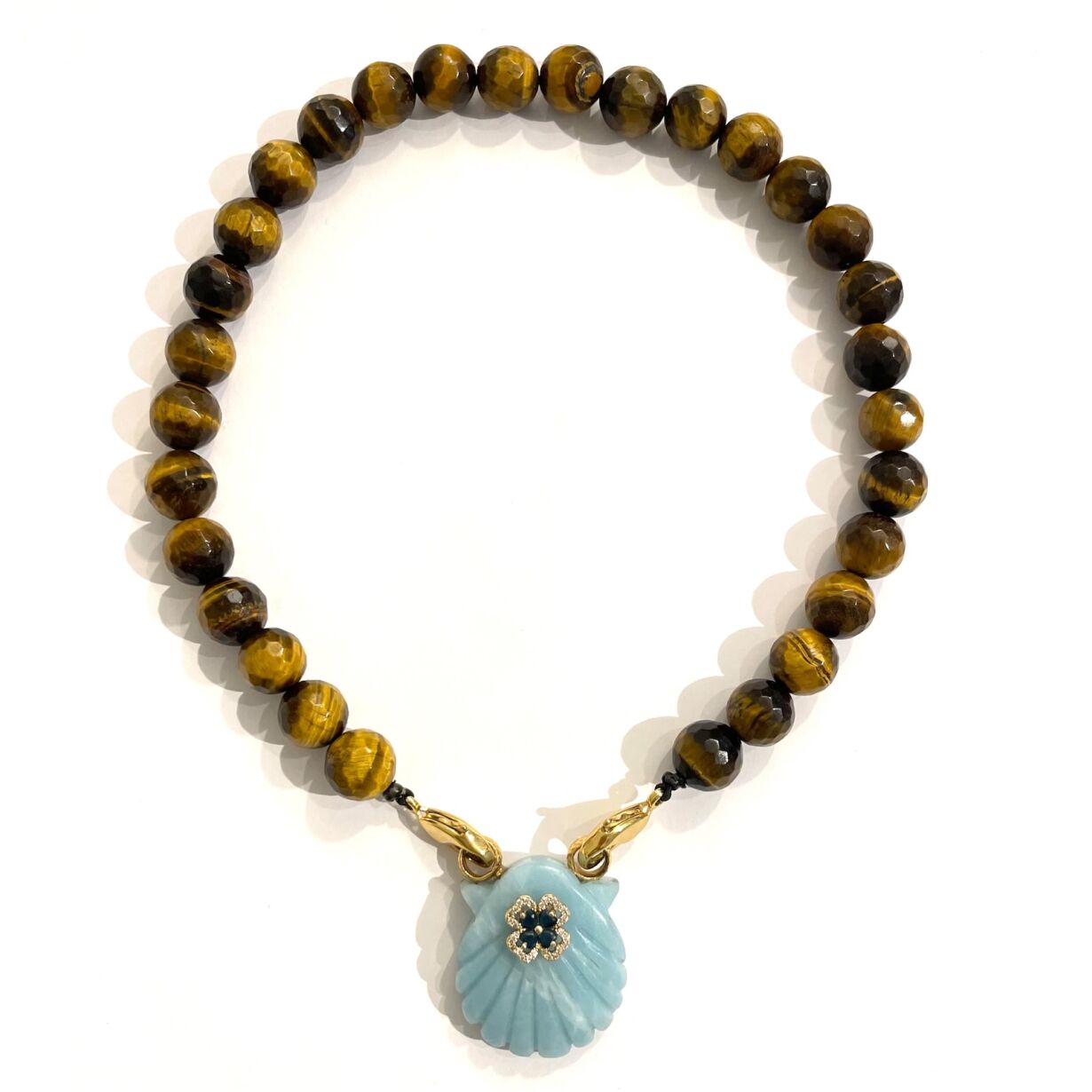Collier Minorque Amazonite Tiger Eye