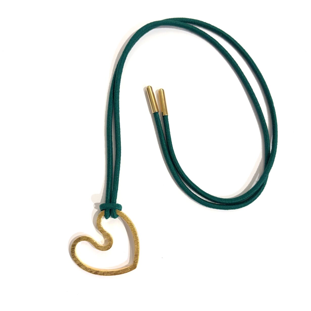 Collier Coeur Amoureux Texturé - M