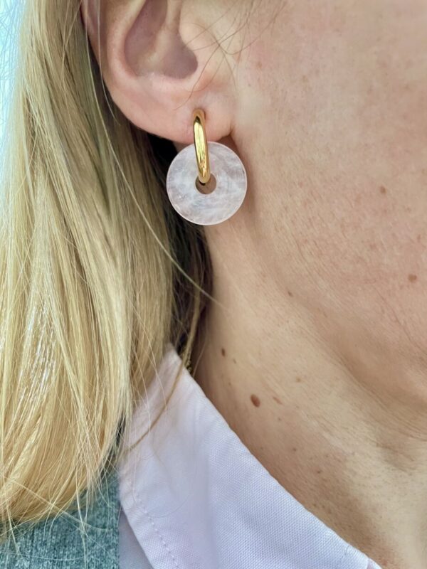 Petites Créoles Anaïs . clips ou oreilles percées