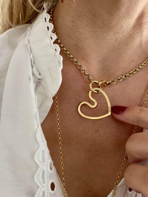 Necklace Sande Heart in Love