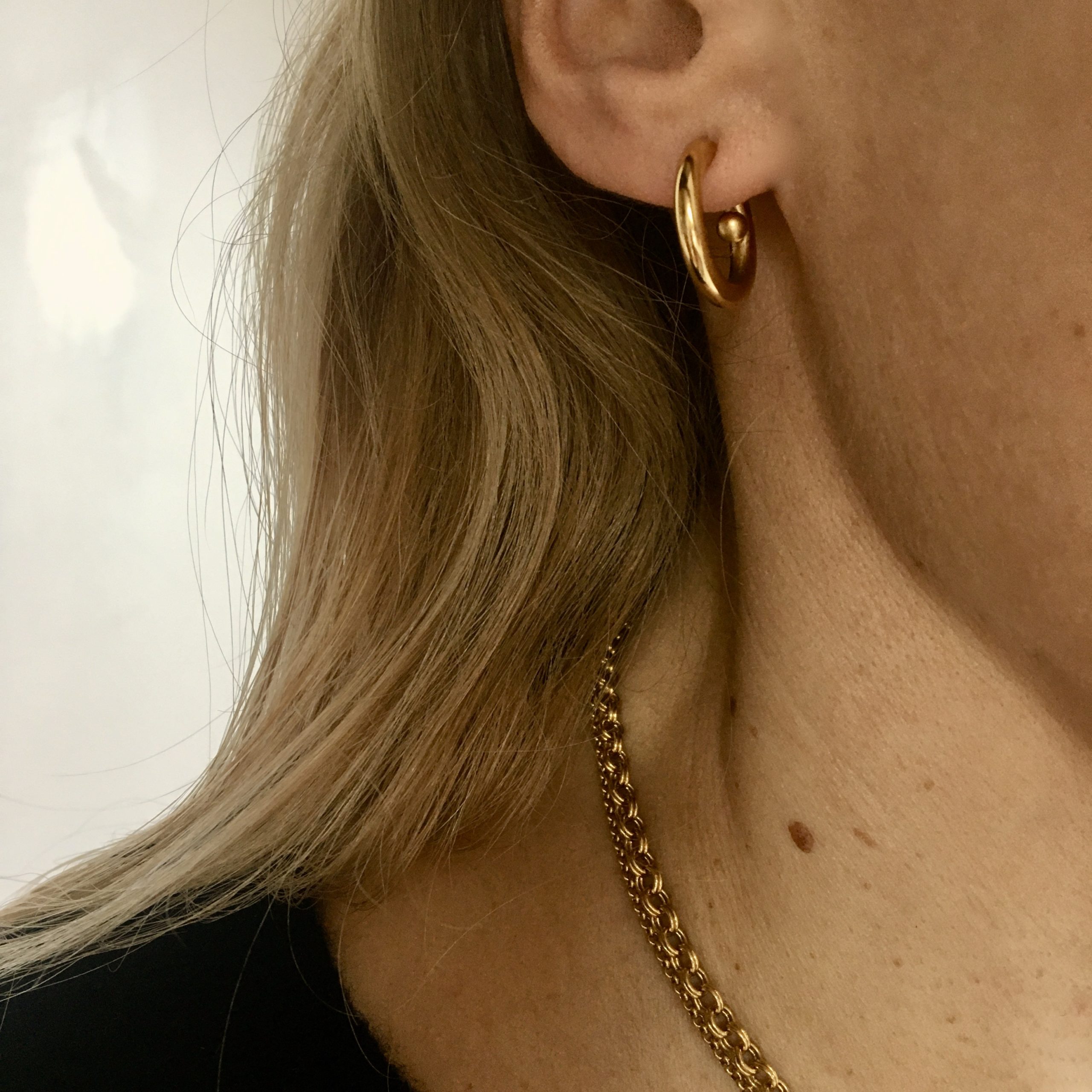 Petites Créoles Anaïs . clips ou oreilles percées