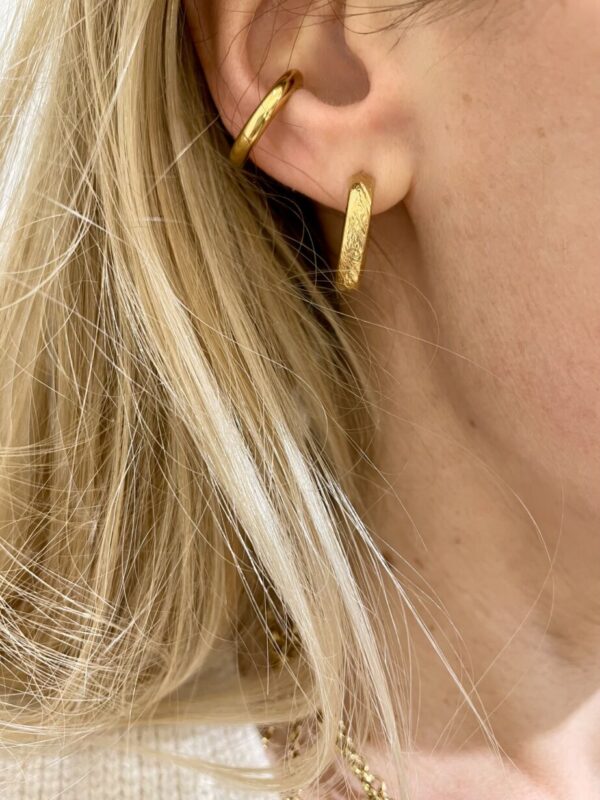 Petites Créoles Anaïs . clips ou oreilles percées