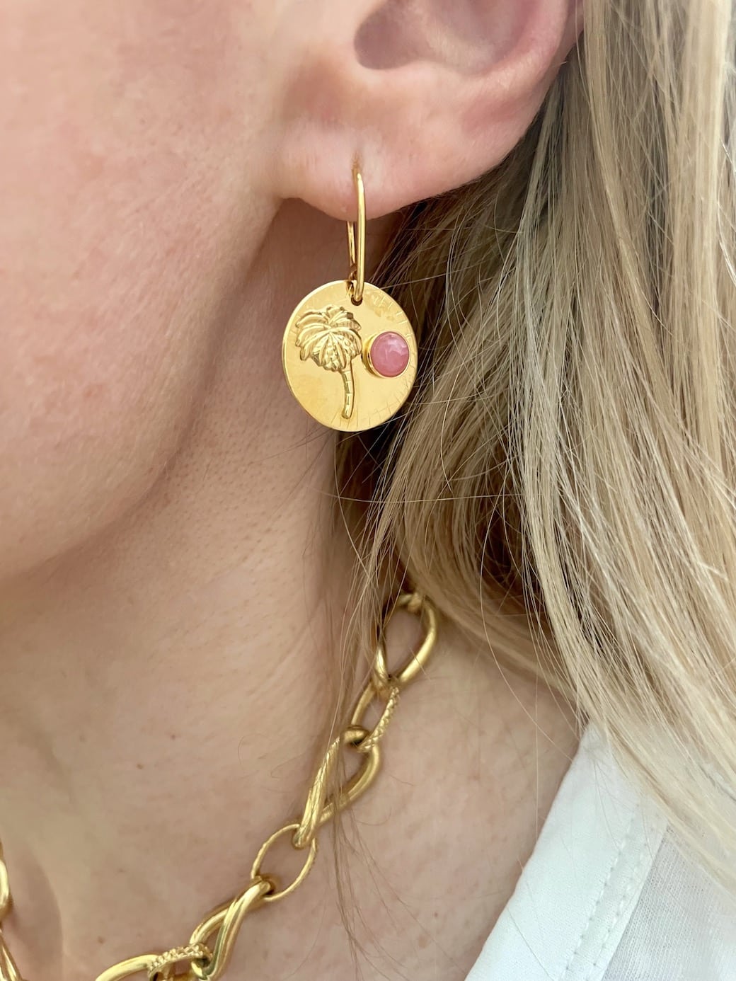 Boucles d'oreilles Paris-Seychelles