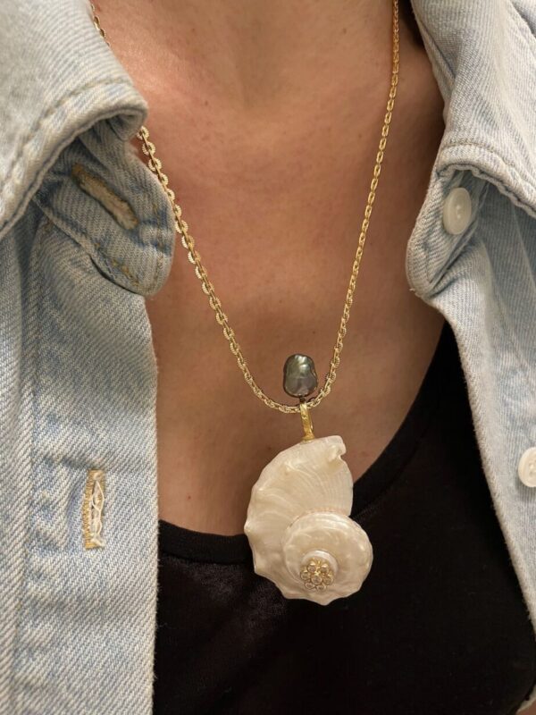 Necklace Anaha pearl
