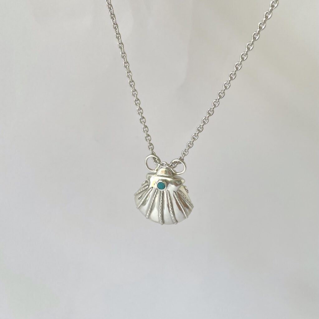 Collier My Secret Shell Argent