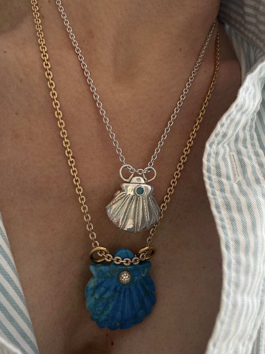 Collier My Secret Shell Argent
