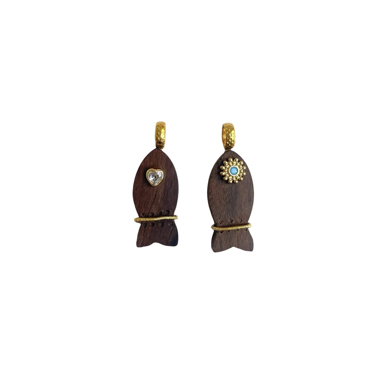 Pendentif Poisson Ebène