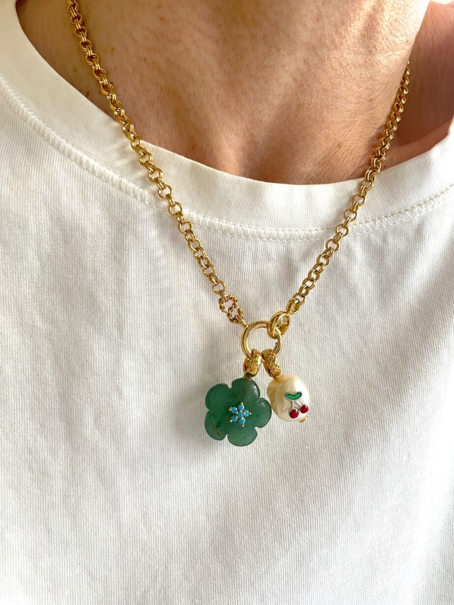 Pendentif Lucky Vert