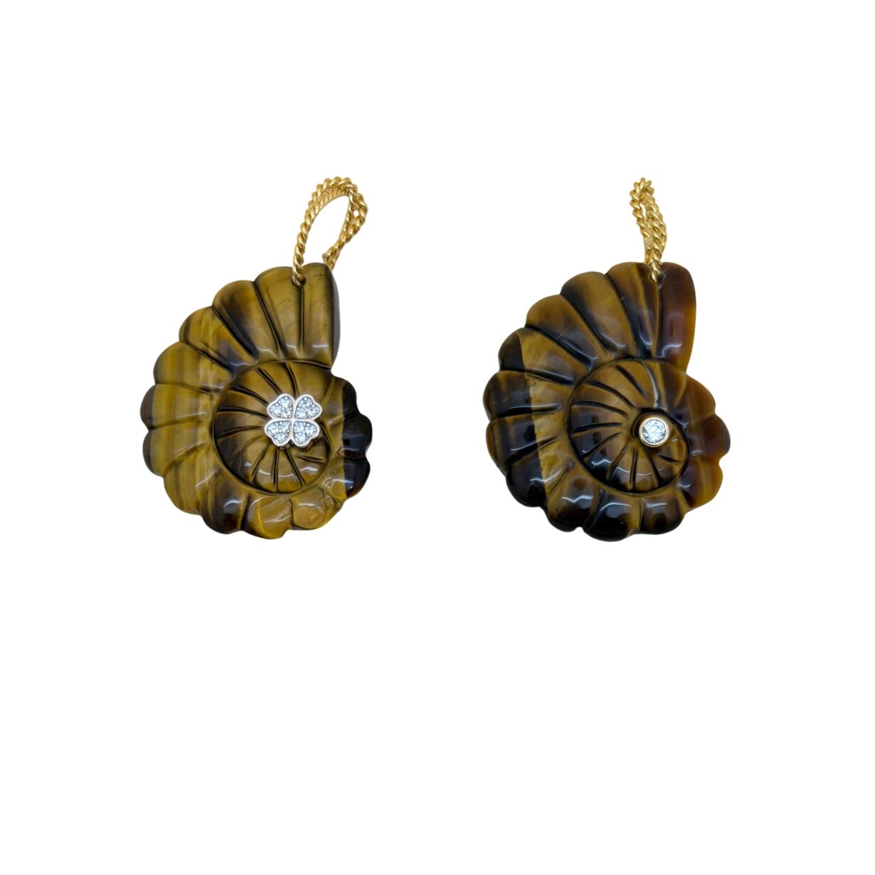 Pendentif Amonia Oeil de Tigre