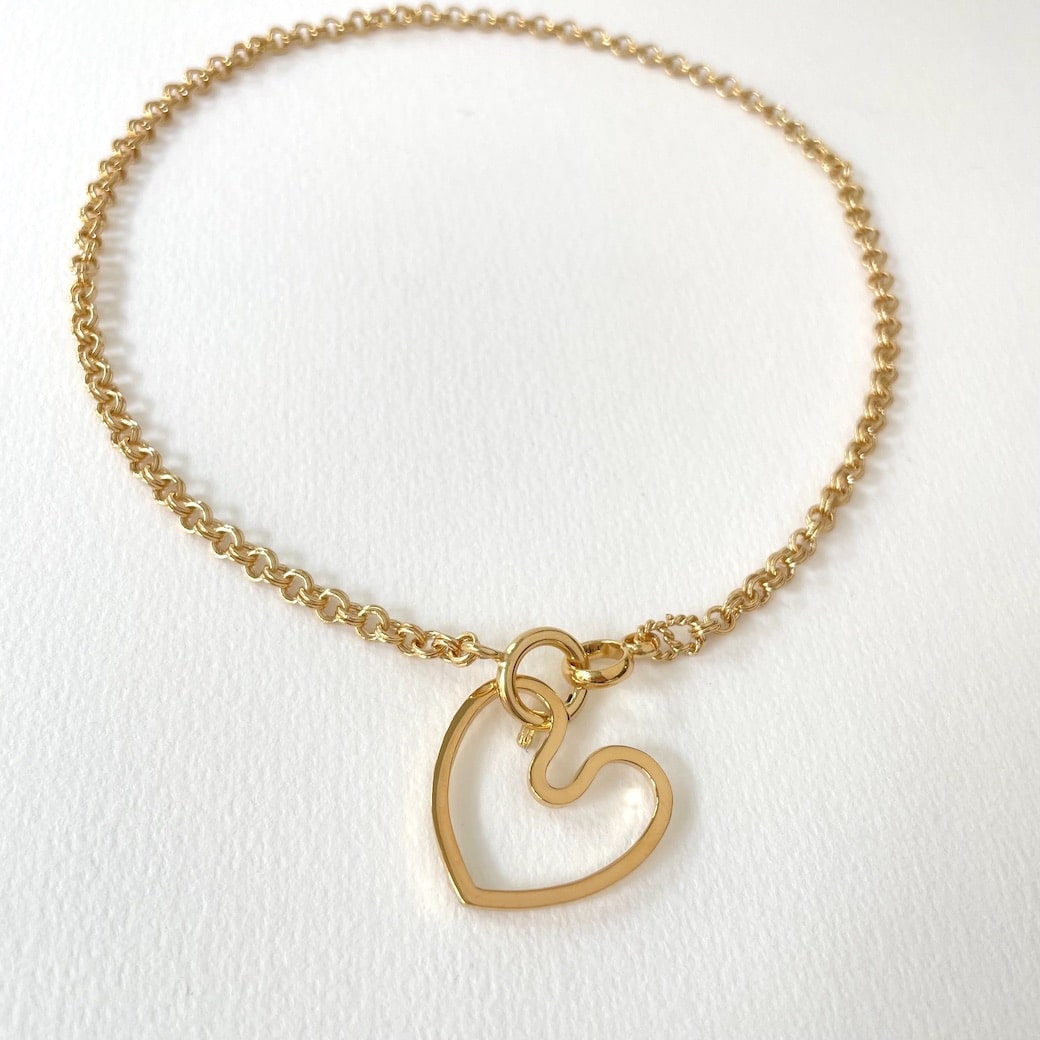 Necklace Sande Heart in Love