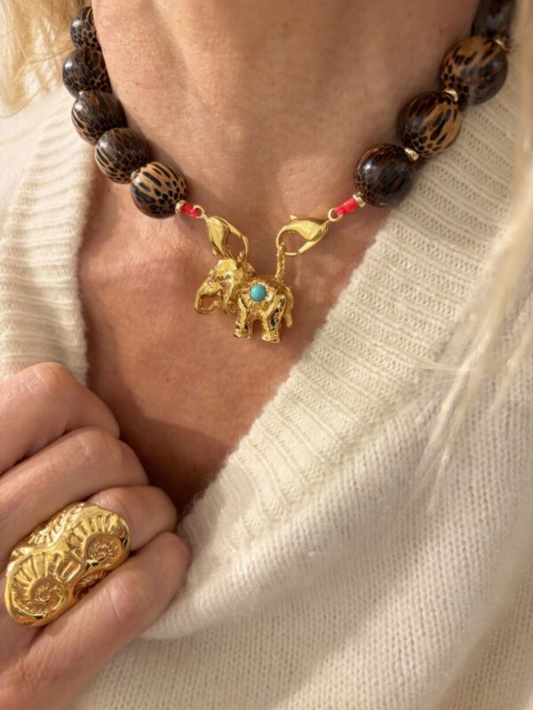 Collier Bois exotic