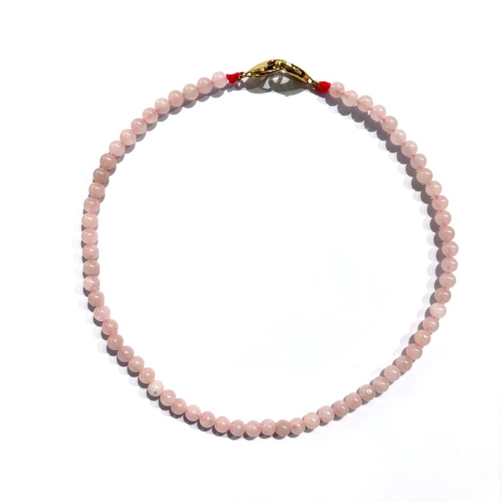 Collier Petit Quartz Rose